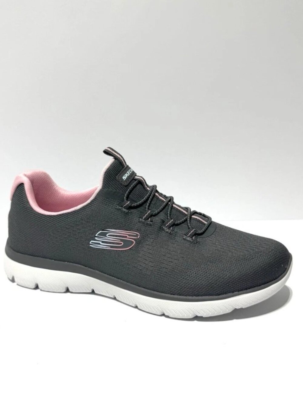 Skechers Womens Summits Radiant Flow Sneakers Gray Size 8W